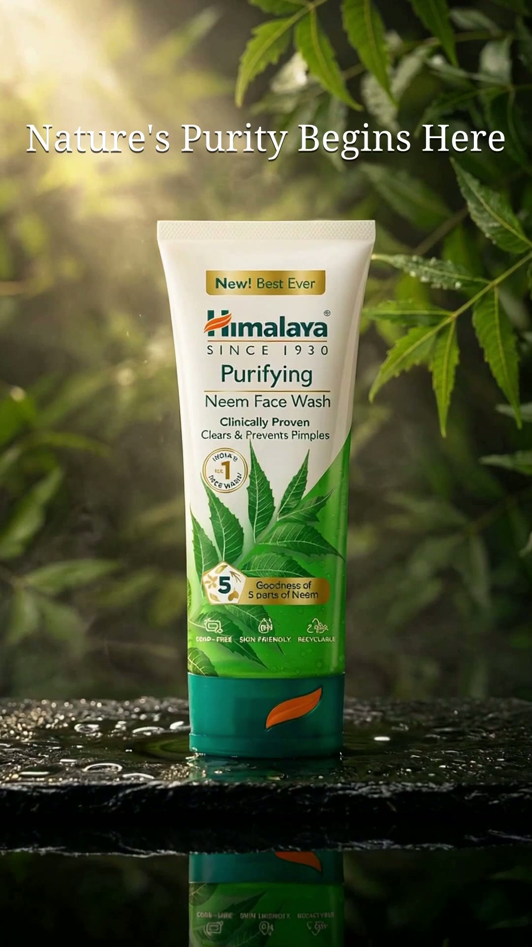Himalaya Neem Face Wash personal UGC concept thumbnail